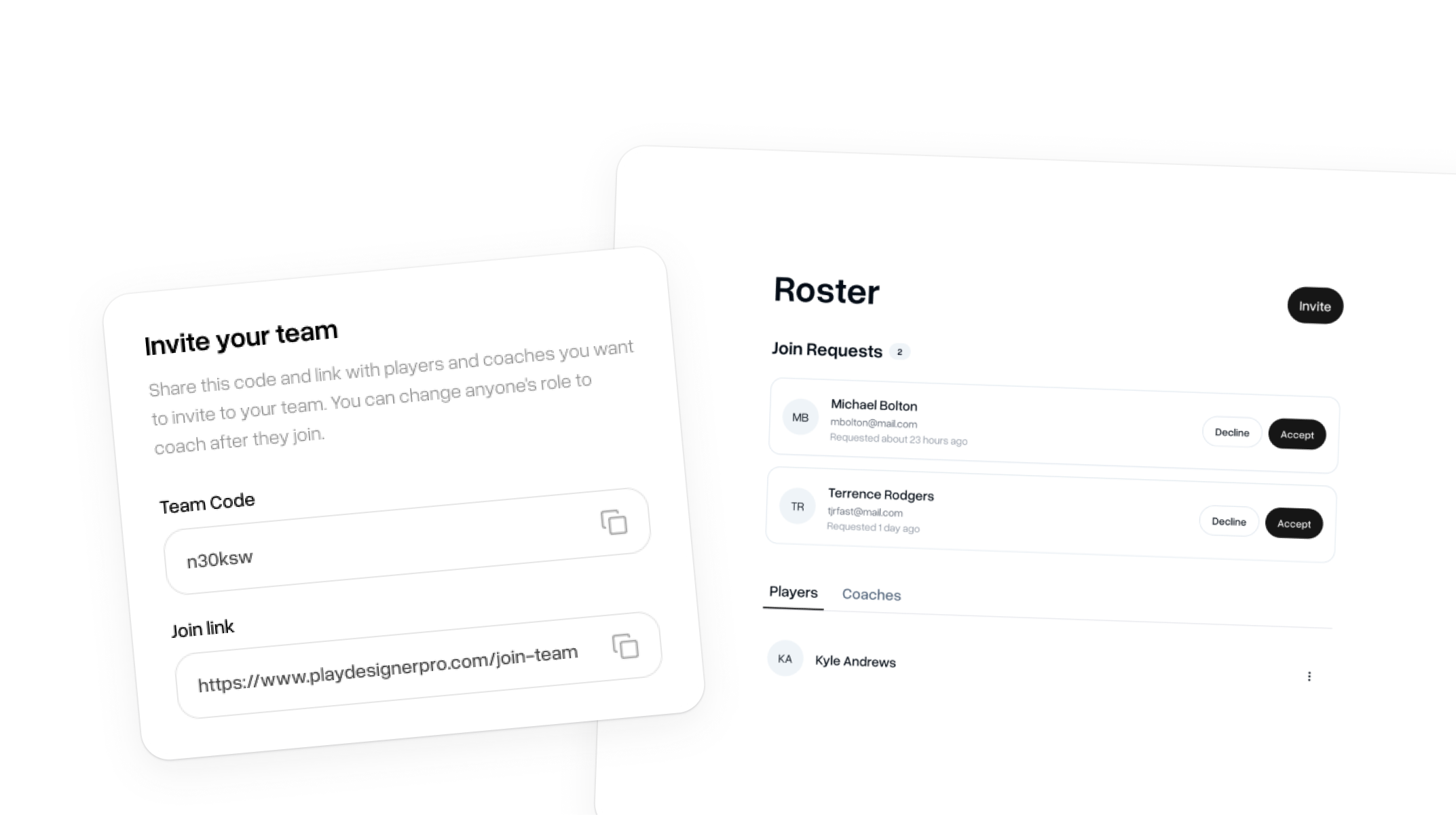 Play Designer Pro Roster